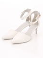 アンクルストラップセパレートパンプス/WHITE