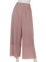 【chille anap】サテンプリーツロングパンツ/PK