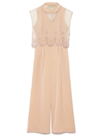 オーガンジー刺繍コンビネゾン/PBEG