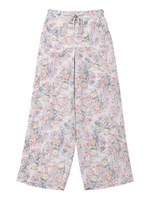 FLOWER PRINT WIDE LEG PANT/ピンク