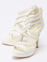 クロスサンダル/ホワイト