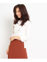 ソフトワイドリブプルオーバー/ホワイト(001)