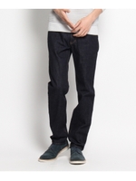 ホワイト使いデニムパンツ/ネイビー(093)