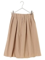 リバーシブルフレアスカート/ベージュ