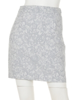 花柄ジャガードタイトカート/ピンク