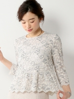 〓●JOC 17SS 12G フラワーレース プルオーバー/LIME