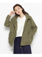 ドロストフーデッドブルゾン/カーキ(027)