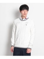 ダイヤパターンニット/ネイビー(093)