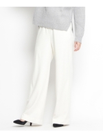 圧縮ウールリラックスパンツ/ホワイト系(002)