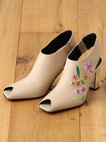 刺繍シューティー/ブラック