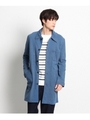 インディゴ裏毛コート/ライトブルー(091)