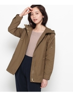 比翼ジップフーデッドジャケット/ブラウン(042)