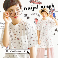 ナイジェルグラフ イラストプリントTシャツ