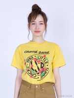 LSB washed tee/YELLOW