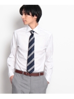 ALBINIロイヤルオックス ラウンドカラードレスシャツ/ホワイト(001)