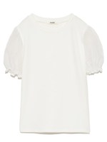 シースルースリーブカットプルオーバー/GRY