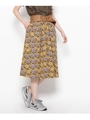 LE GLAZIK サークル柄ミモレ丈スカート/イエロー(532)