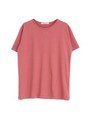 pink colorコットンTシャツ/ピンク