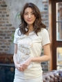 カリフォルニア綿 CLASSIC CAR・フロントカットTシャツ/キナリ