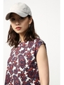 【AZUL by moussy】フレンチスリーブラウンドネックプルオーバー/NVY