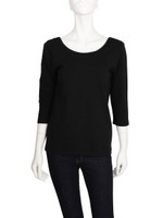 【Ca】バックオープンTee/オフホワイト