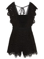 パネルレースロンパース/MNT