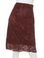 レースタイトスカート/ボルドー