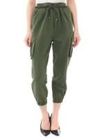 【AZUL by moussy】テーパードカーゴパンツ/BLK