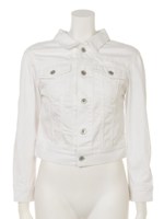 オフショル DENIM JK/WHT