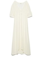 シフォンロングガウン/OWHT