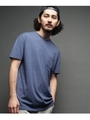 【ユニセックス】ビッグシルエット ポケットTシャツ/オフホワイト(003)