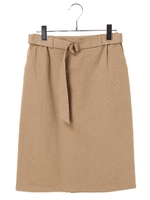 ベルト付きスカート/ベージュ