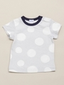 BABY 手描きドットPT Tシャツ/ブラック