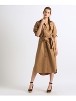 mi-mollet大草直子さんコラボ2WAY仕様アウターワンピース/キャメル(041)