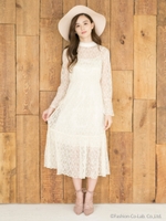 クラシックレースドレス/BK