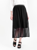 透けレーススカート/オフ