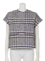 [GREED]MALL CHECK TWEED Short Tops/OTHER