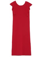 【emmi atelier】ショルダーフリルワンピース/NVY