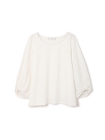 ◆大きいサイズ◆シルケットポンチカットソー/ホワイト1(031)