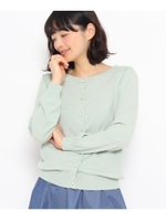 パールボタンニットカーディガン/ピンク(072)