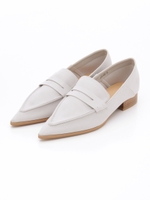 ポインテッドトゥコインローファー/DARKBEIGE