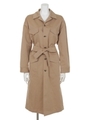 【BED&BREAKFAST】COTTON LINEN TWILL Coat/BEIGE