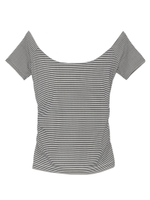 【emmi yoga】バックカシュクールトップス/NVY