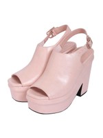 カッティングバルキーシューズ/BLK