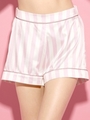 ALL DAY STRIPE SLEEP SHORT PANTS/PINK