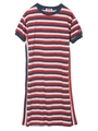 MULTI STRIPE DRESS/レッド