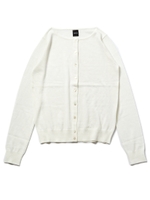 ミニクレショートニットカーデ/ベージュ