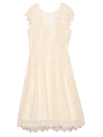 フラワーオーガンジーワンピース/NVY