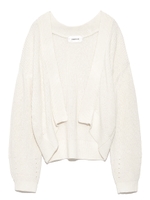 片畦カーディガン/BEG