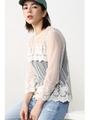 【AZUL by moussy】レーストップスMOOK番号93031/O/WHT